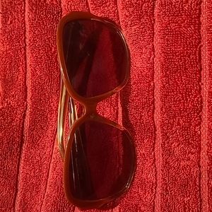 Authentic Fendi red sunglasses
